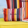 Personalized Striped Pouch, , large