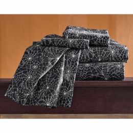 Spiderweb Microfiber Sheet Set, , large