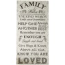 Loved Family Rules Canvas, , large