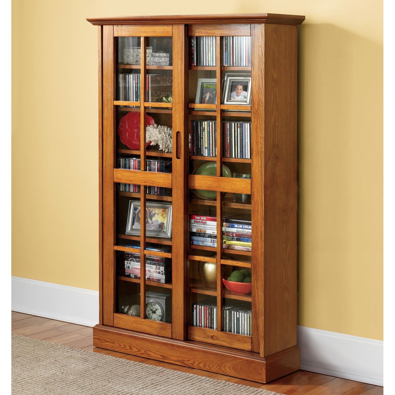 Merrick Sliding Door Media Cabinet | Seventh Avenue