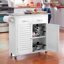 Shutter Kitchen Cart, , large