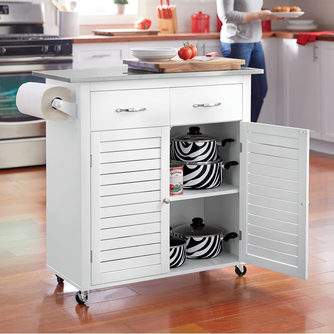Shutter Kitchen Cart, , large