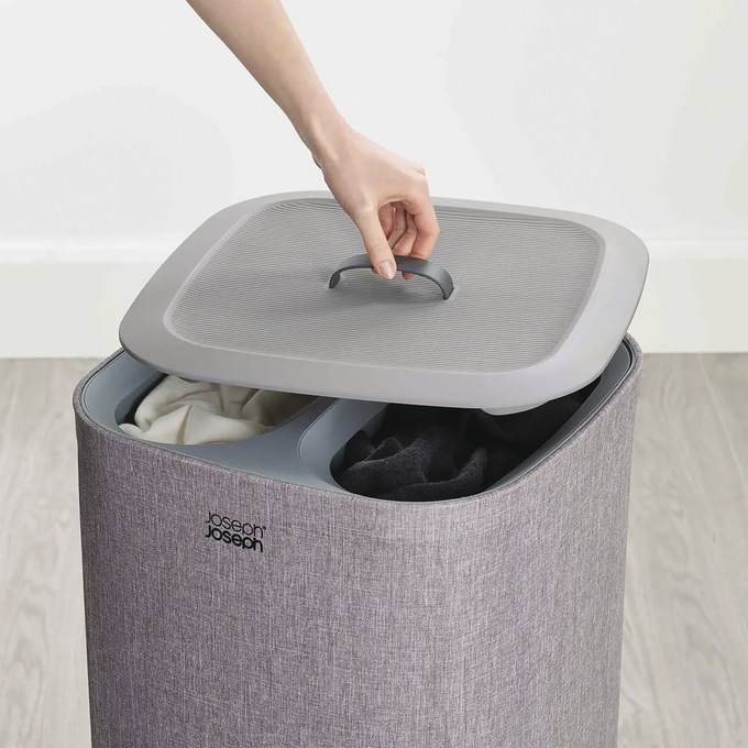 Tota Laundry Separation Basket, Gray, large