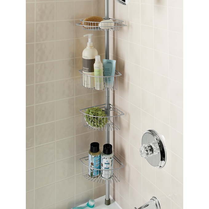 shower caddy for square pole