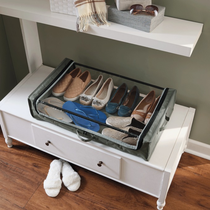 Rolling Storage Drawer with Window, , large