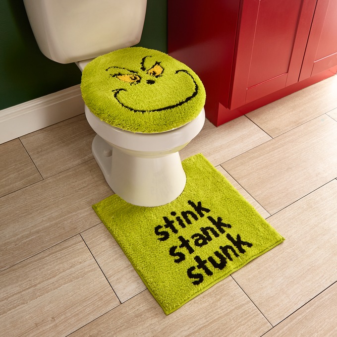 Grinch Toilet Décor, , large