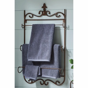 Margot Scrolled Towel Rack, , large