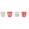 Dolly Parton Holiday Toile Set of 4 Mugs, , large