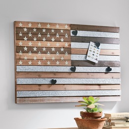Summer July 4th Decorations Seventh Avenue Flag Wall Decor With Magnets Large
