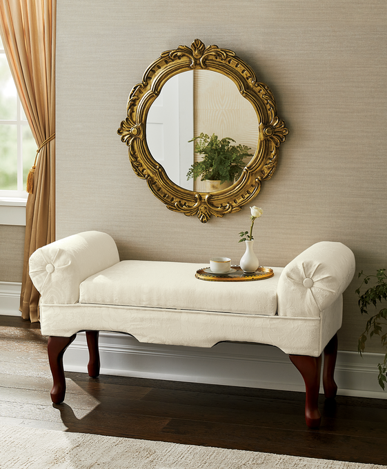 Evelyn Embossed Wall Mirror, , large