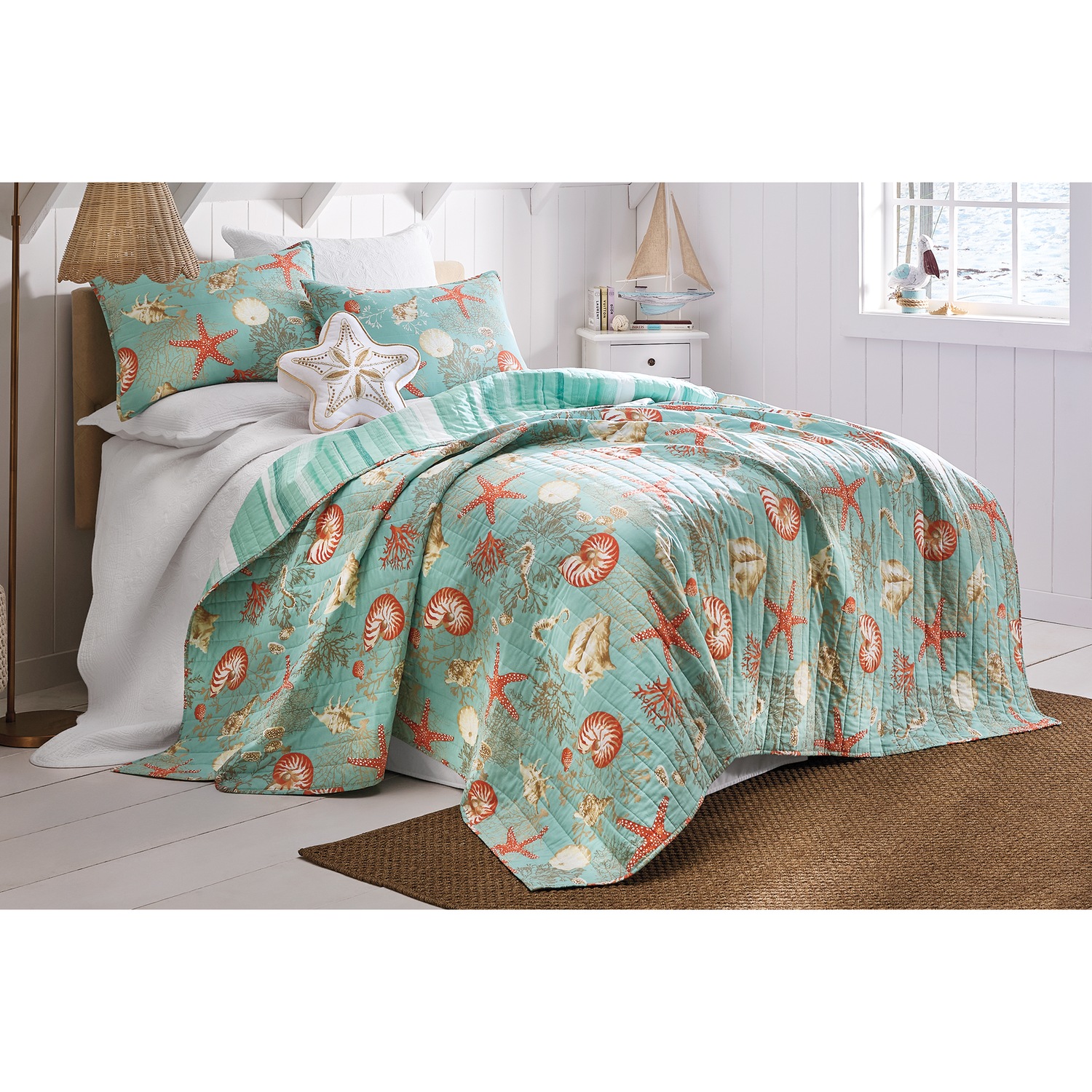 Starfish 3-Piece Quilt Set | Seventh Avenue