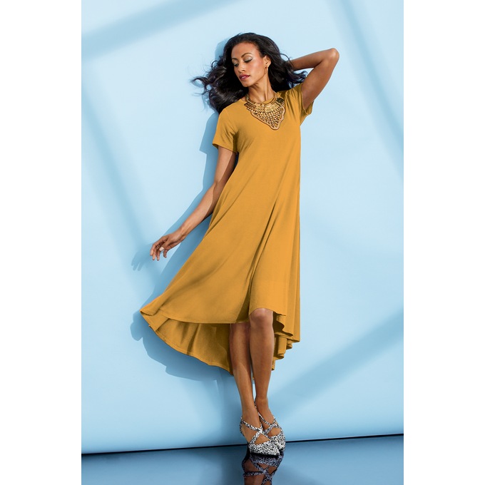 Gigi High-Low Swing Dress, , large
