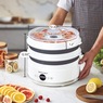 Elite Gourmet Digital Food Dehydrator, White, large
