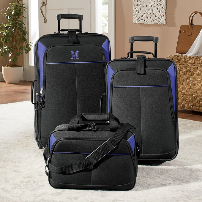 3-Piece Softside Luggage Set, , large