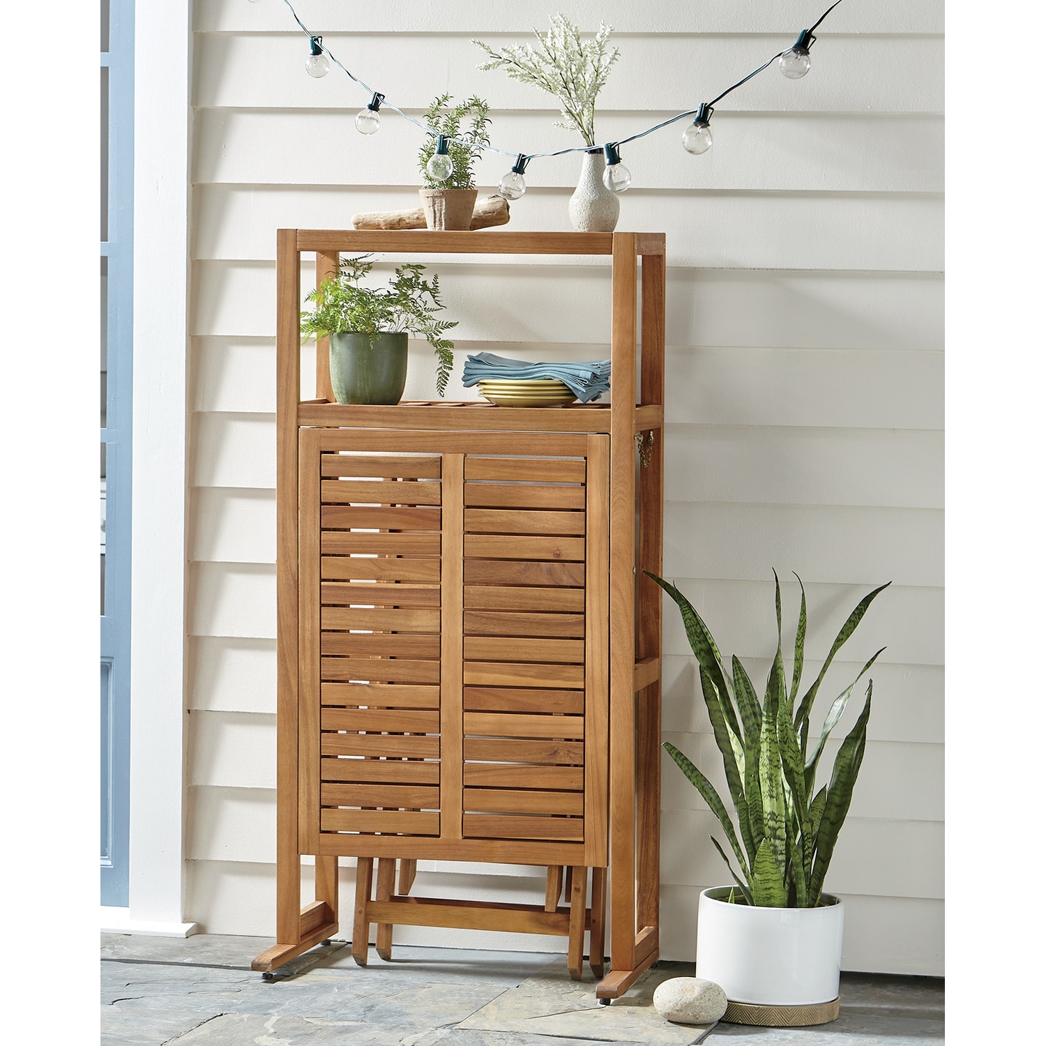 Folding Patio Workspace 3Piece Set Seventh Avenue