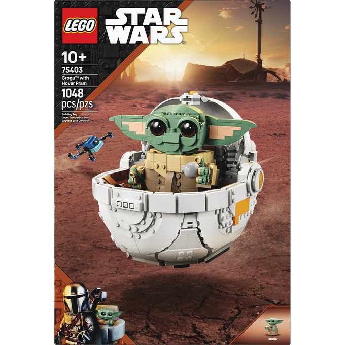 LEGO Star Wars Grogu with Hover Pram, , large