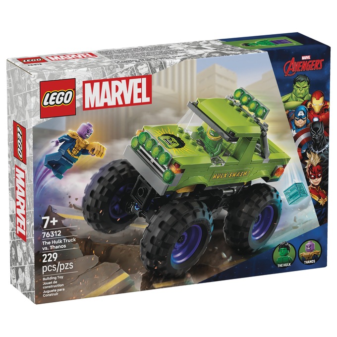 LEGO Marvel The Hulk Truck vs. Thanos, , large