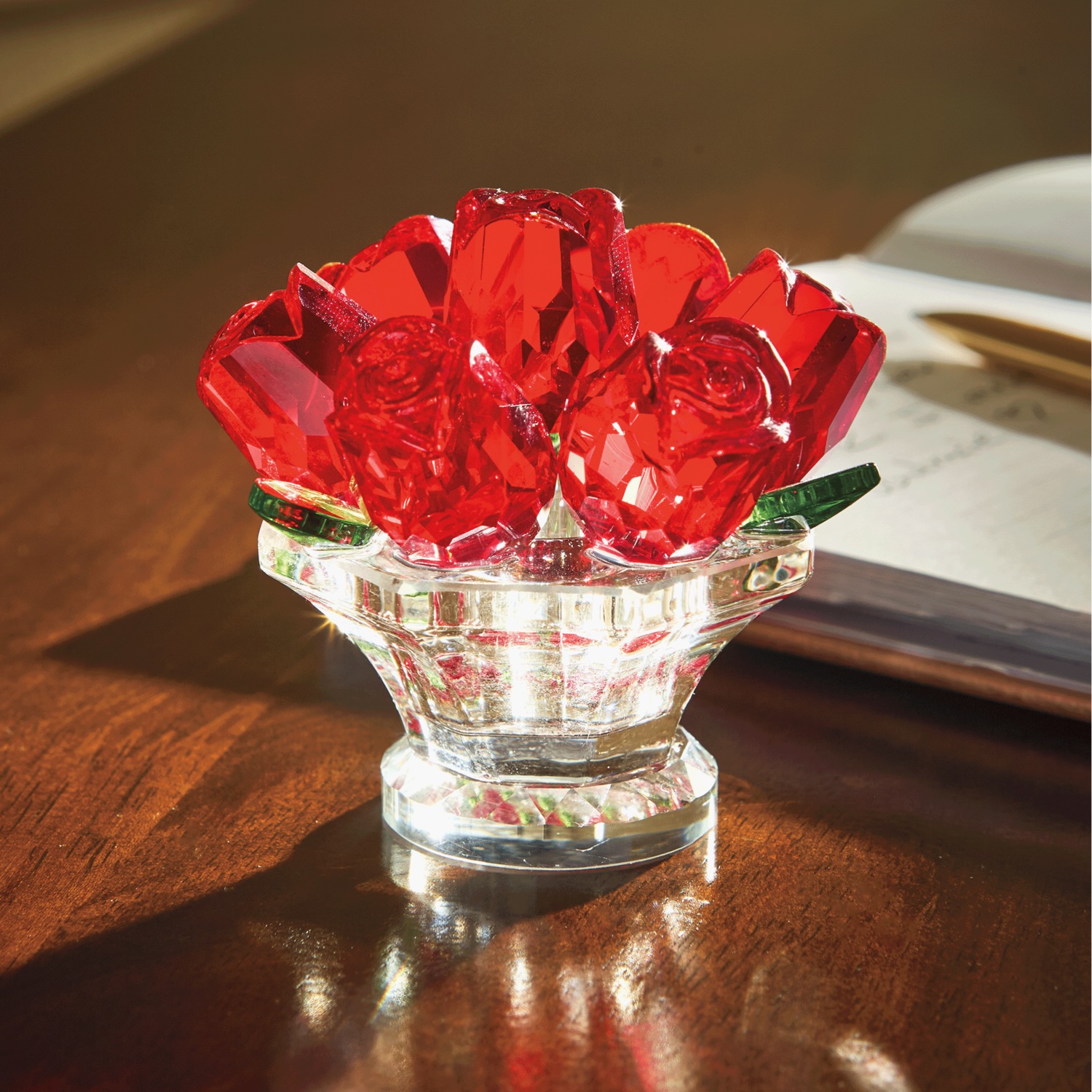 Mini Glass Flower Bouquet | Seventh Avenue