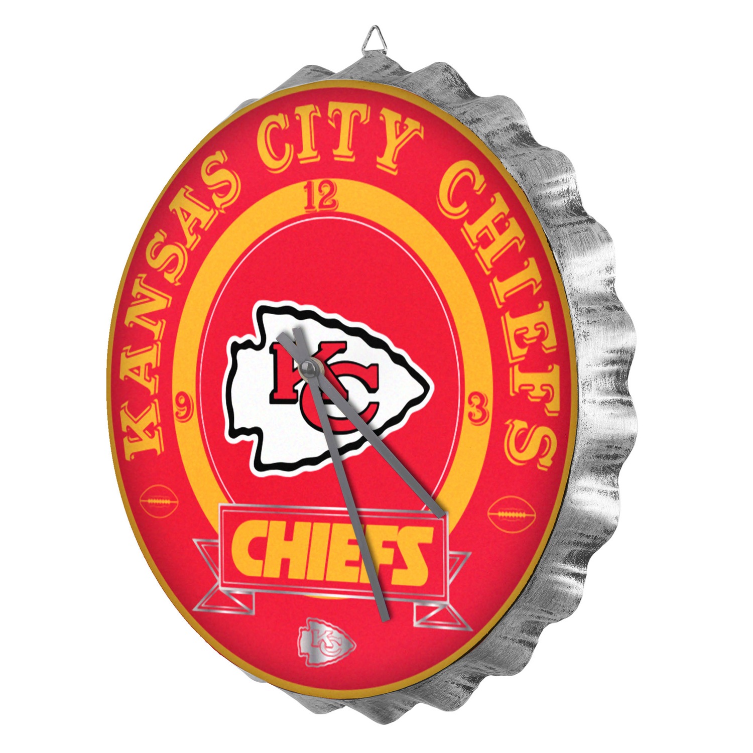 NFL Bottle Cap Wall Clock Seventh Avenue