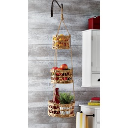 3-Tier Hanging Macram&amp;eacute; Basket, , large