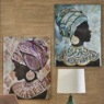 Set of 2 Global Glam Sisters Canvases, , large