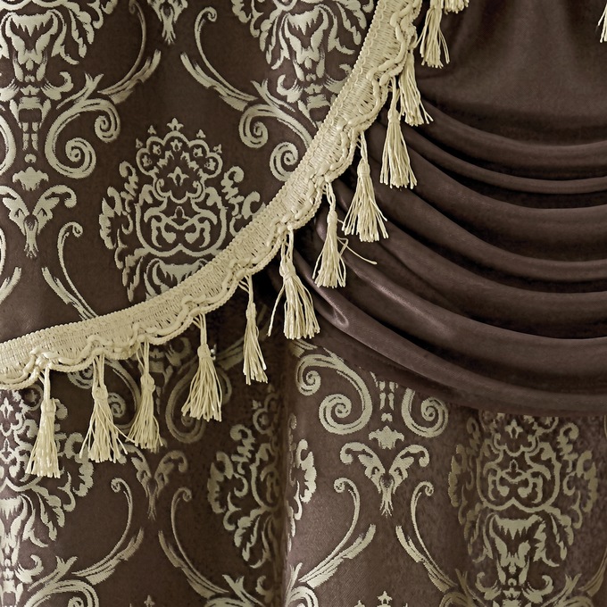 Alicia Window Set, Chocolate Gold, large