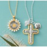 Two-Tone Sentiment Pendant, , large