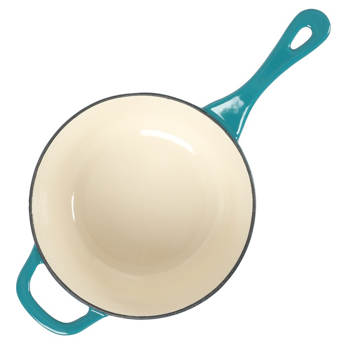 Crock Pot Artisan 3-qt. Enameled Cast Iron Saucepan with Lid, , large