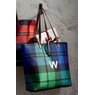 Harvest Plaid Tote, , large