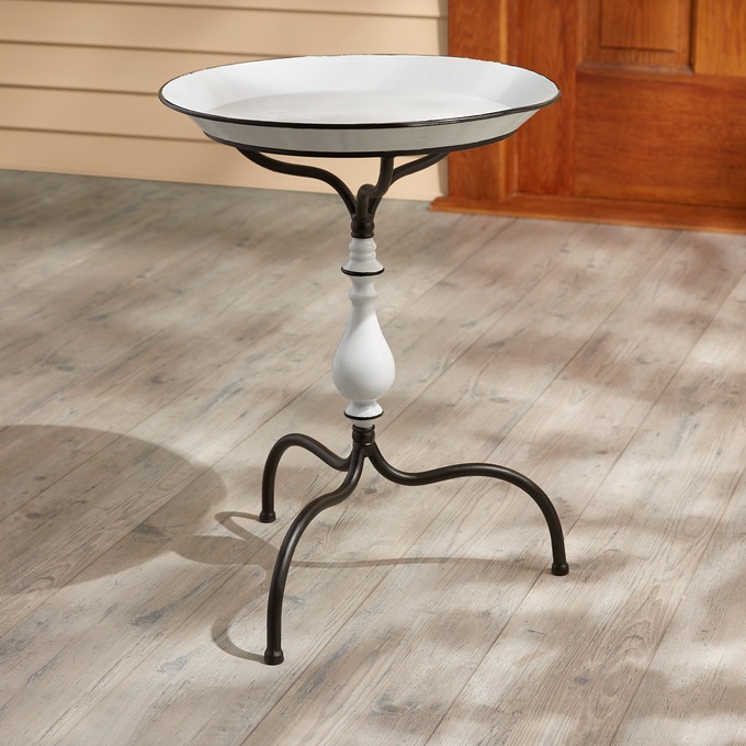 Enamel Spindle Table, , large