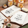 Set of 2 Funny Fall Dish Towels, , large