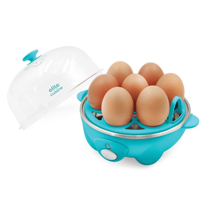 Elite Gourmet 7-Egg Cooker with Timer, , large