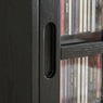 Merrick Sliding-Door Media Cabinet, Black, large