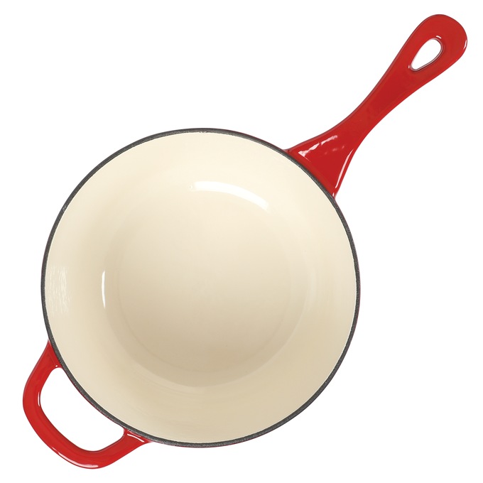 Crock Pot Artisan 3-qt. Enameled Cast Iron Saucepan with Lid, , large