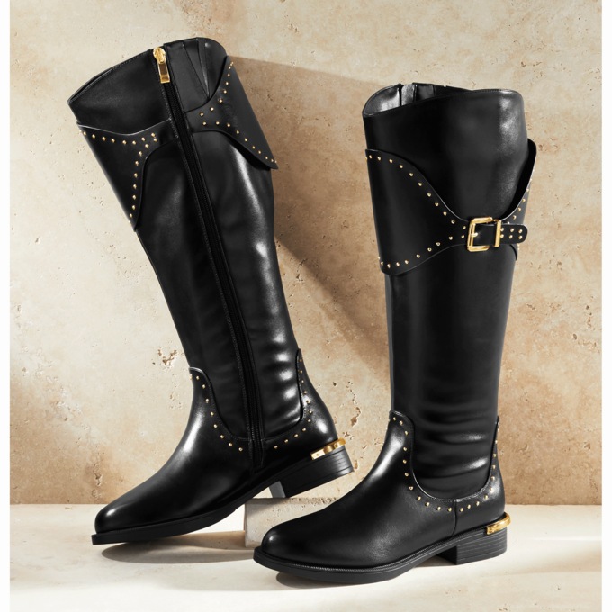 Midnight Velvet Riding Boot, , large