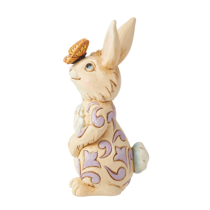 Bunny with Butterfly Figurine, , large