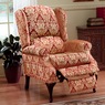 Microfiber Wingback Recliner, , large