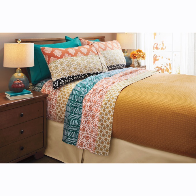 Bohemian Stripe Microfiber 6-pc. Sheet Set, , large