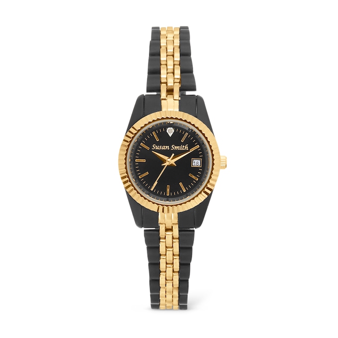 Men's or Women's Personalized Watch with Diamond Accent, , large