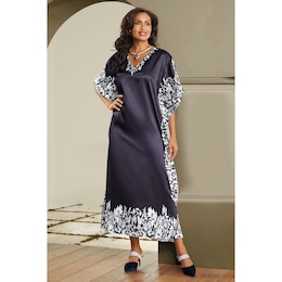 Mi Amor Long V-Neck Caftan, , large