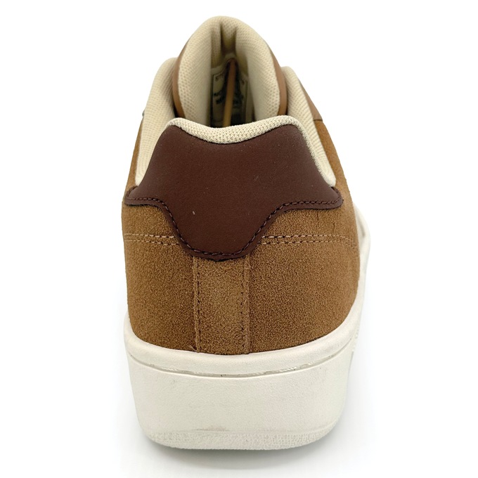 K-Swiss Men's Court Palisades Shoe, Indian Tan Snow White Cr&egrave;me Brulee Soft Silt, large