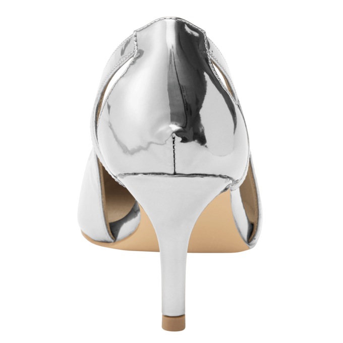 Midnight Velvet Women's Metallic Cut-Out Faux-Leather Pump, , large