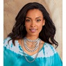 Layered Necklace and Earring Set, , large