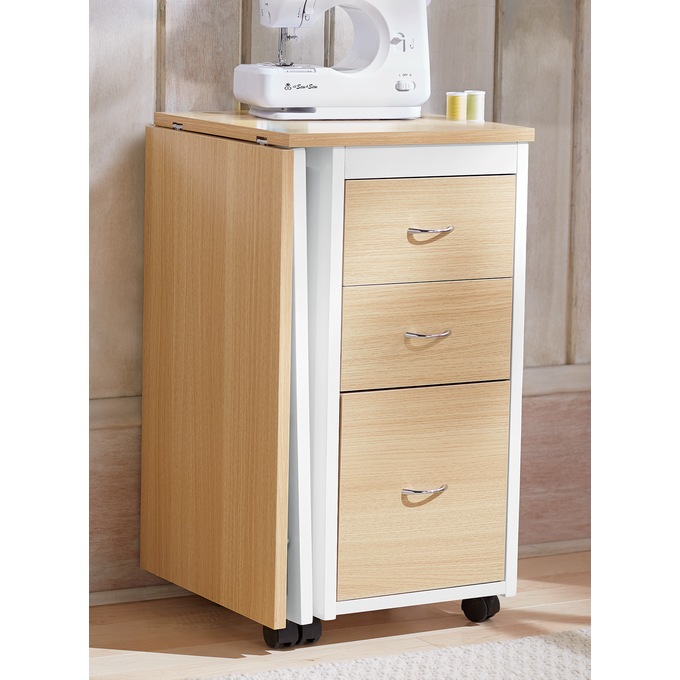 Drop-Leaf Work Table, , large