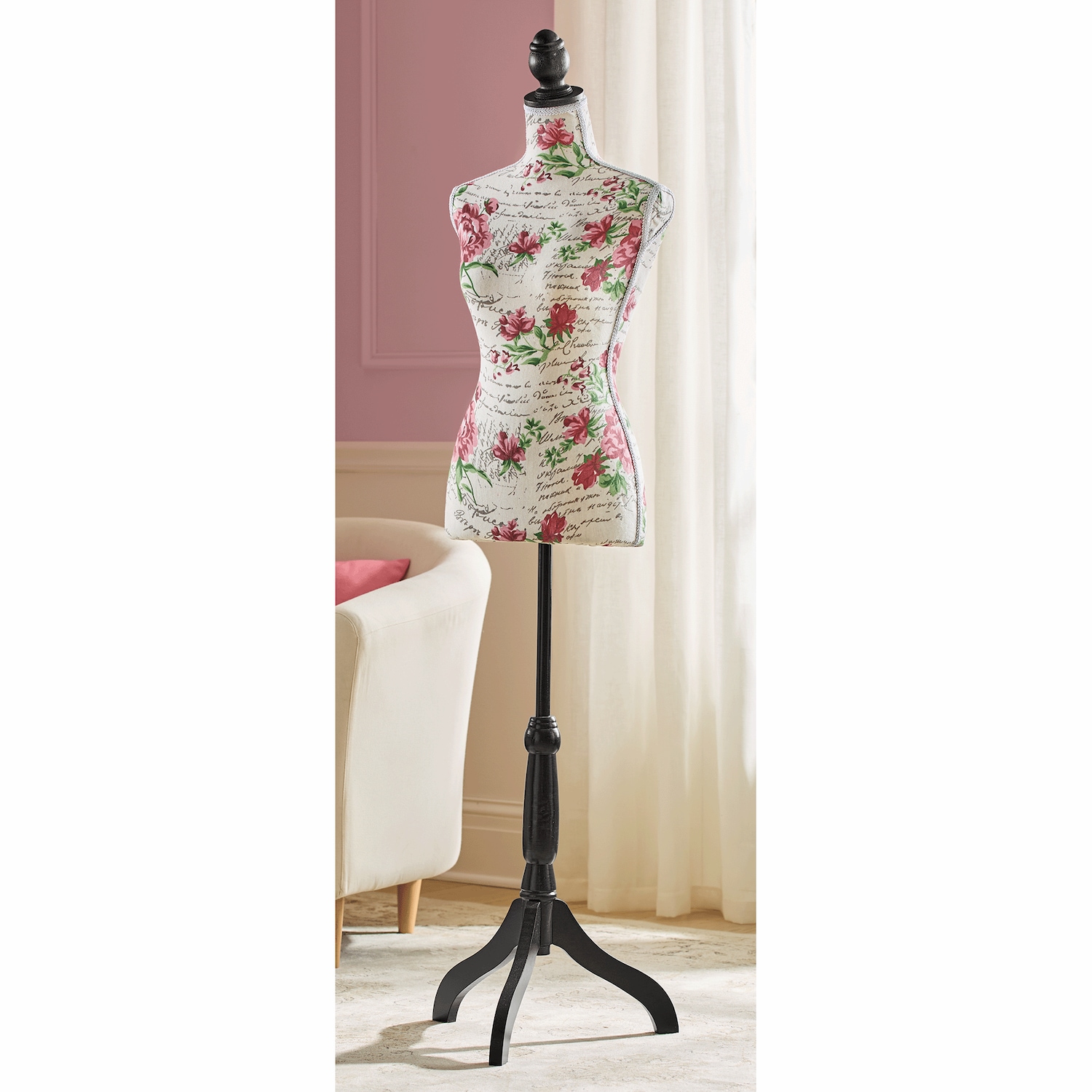 dress form mannequin Female Display on Black Wood Tripod Base Flaunt your passion for fashion with this life Decorative Contemporary Dress Form Mannequin