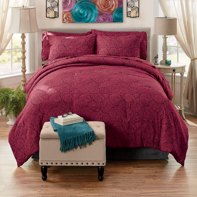 Color Connection Circles Comforter Set, , large