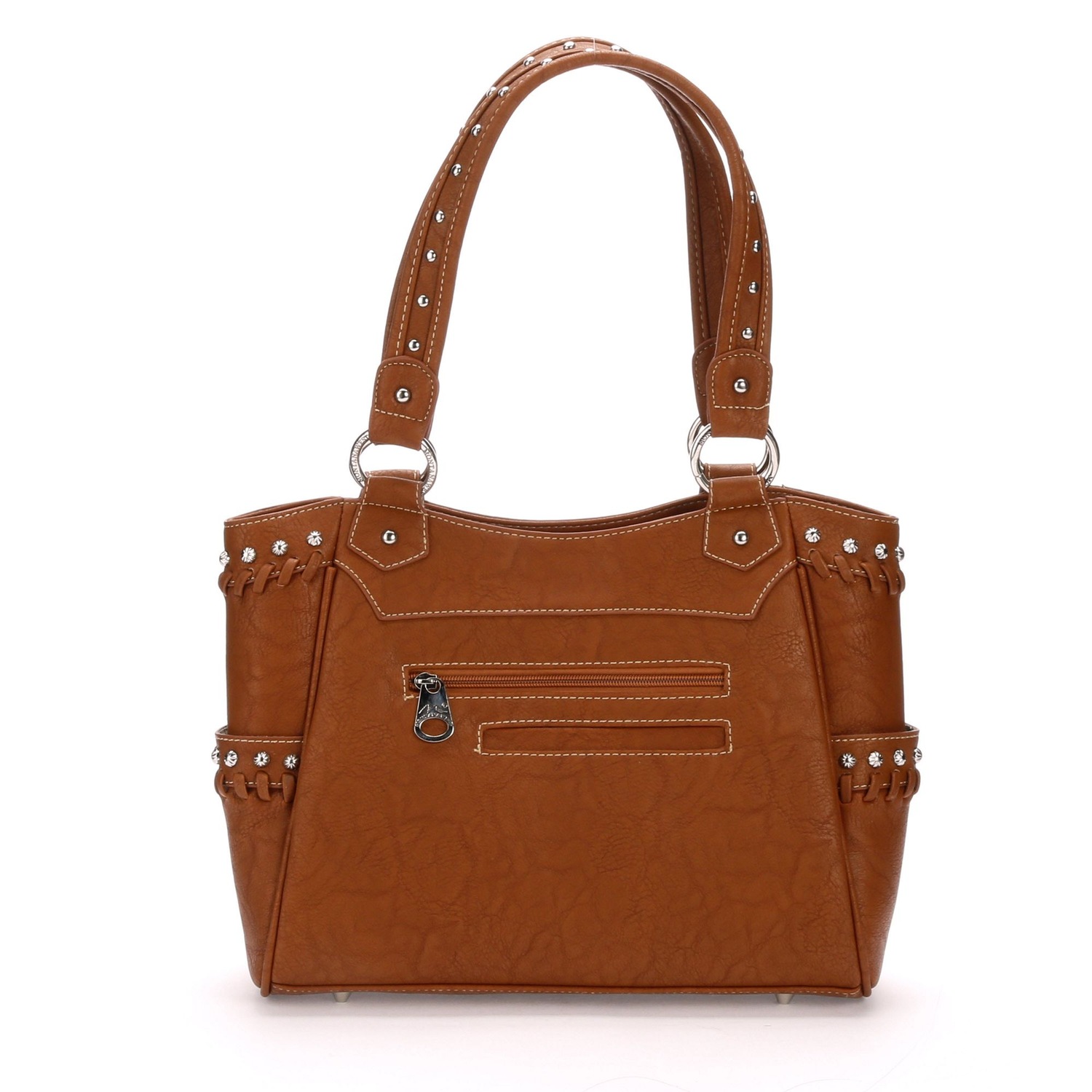 Studded Embossed Bag Seventh Avenue