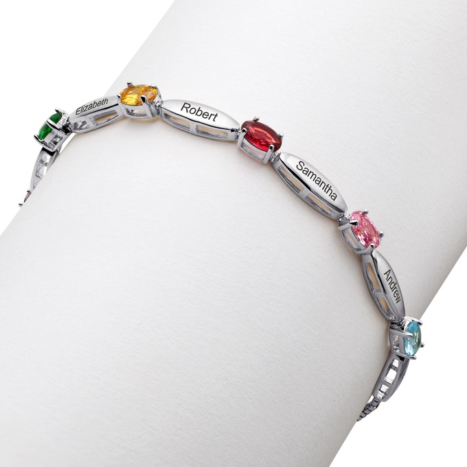 Family Birthstone Bracelet, , large