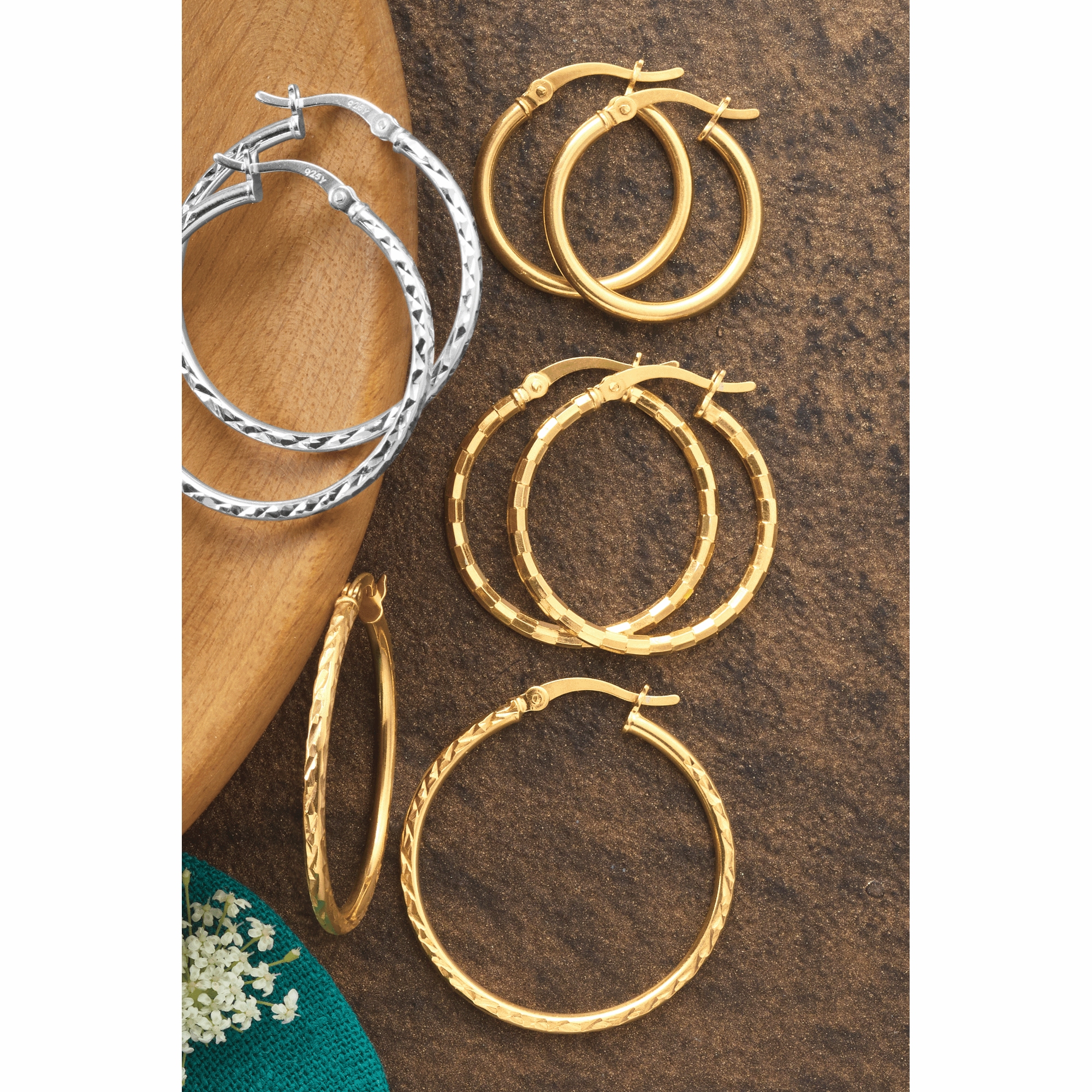 3-Pair Hoop Set | Seventh Avenue