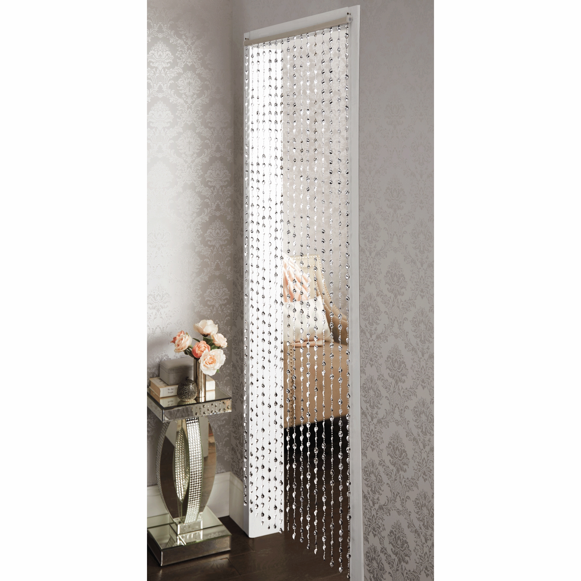 Silver Beaded Door Curtain | Seventh Avenue